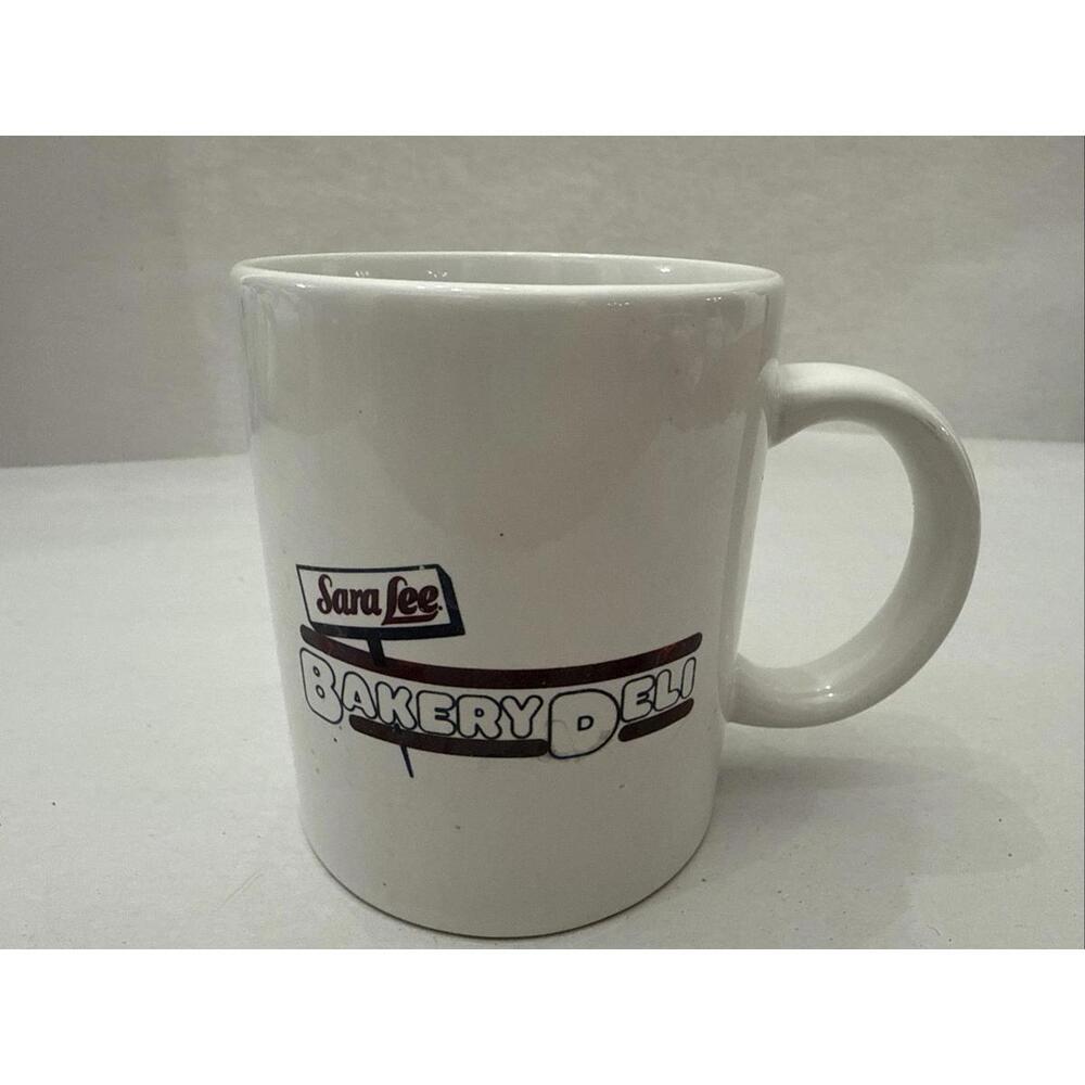 VTG Advertising Sara Lees Bakery Deli Coffee Tea Cup Promo Baker Bread Kitchen - Picture 3 of 5
